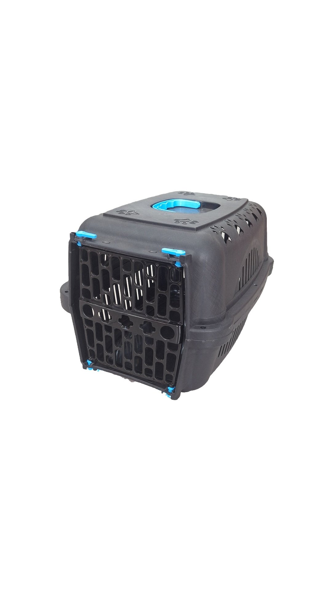 Caixa De Transporte Gato Cães Pequenos N1 7kg Durapets Black - Imagem 4